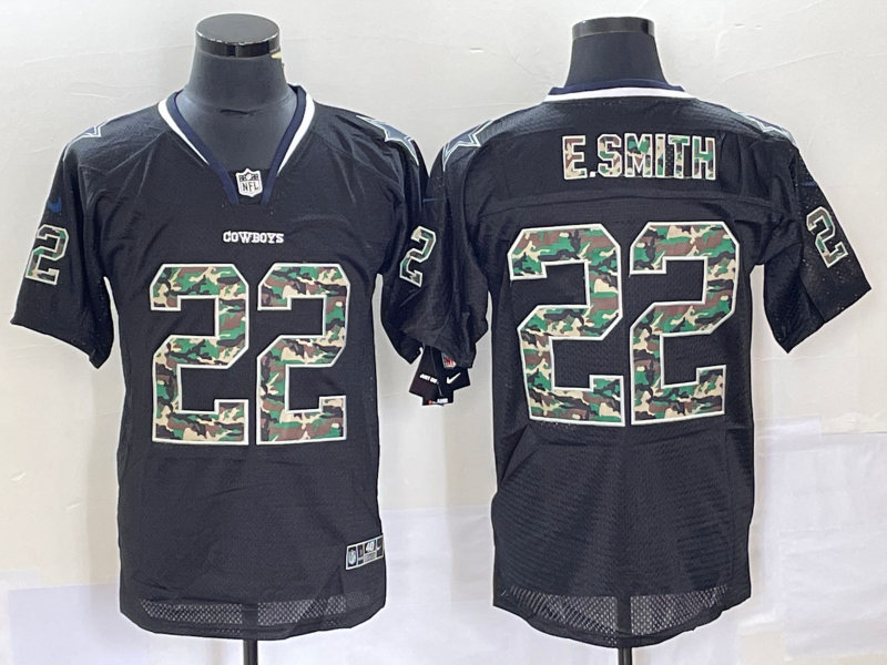 Men's Dallas Cowboys Emmitt Smith #22 Black Jersey